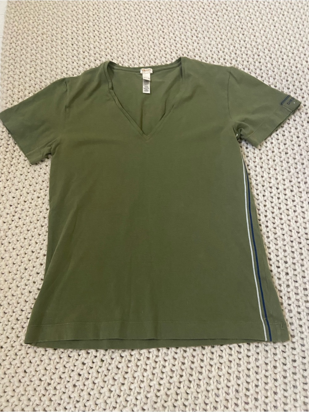 Olive Green Men’s V-Neck T